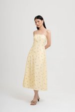 AMANDA FLORAL PRINT CAMI MIDI DRESS