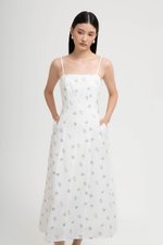 AMANDA FLORAL PRINT CAMI MIDI DRESS