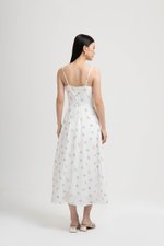 AMANDA FLORAL PRINT CAMI MIDI DRESS