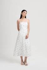 AMANDA FLORAL PRINT CAMI MIDI DRESS