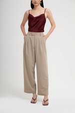 HARVEY PLEATED TAILORED PANTS
