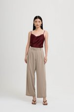 HARVEY PLEATED TAILORED PANTS