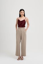 HARVEY PLEATED TAILORED PANTS