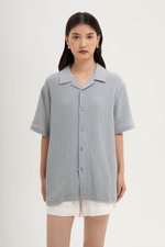KENNY UNISEX BUTTONDOWN MUSLIN SHIRT