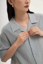 KENNY UNISEX BUTTONDOWN MUSLIN SHIRT