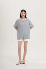 KENNY UNISEX BUTTONDOWN MUSLIN SHIRT