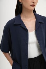 KENNY UNISEX BUTTONDOWN MUSLIN SHIRT