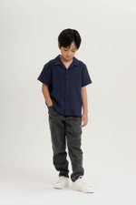 KENNY KIDS BUTTONDOWN MUSLIN SHIRT