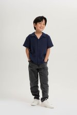 KENNY KIDS BUTTONDOWN MUSLIN SHIRT