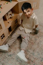 KENNY KIDS BUTTONDOWN MUSLIN SHIRT