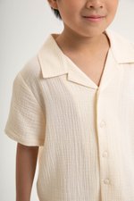 KENNY KIDS BUTTONDOWN MUSLIN SHIRT