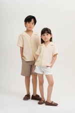 KENNY KIDS BUTTONDOWN MUSLIN SHIRT