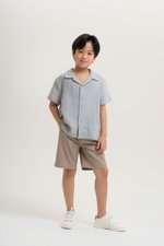 KENNY KIDS BUTTONDOWN MUSLIN SHIRT