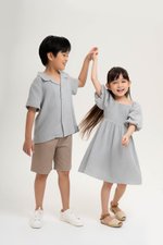 KENNY KIDS BUTTONDOWN MUSLIN SHIRT