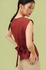 RIANNA CROSS FRONT WAIST TOP