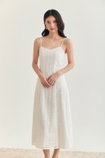 HAISLEY EYELET CAMI MIDI DRESS