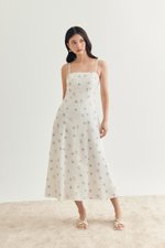 AMANDA FLORAL PRINT CAMI MIDI DRESS
