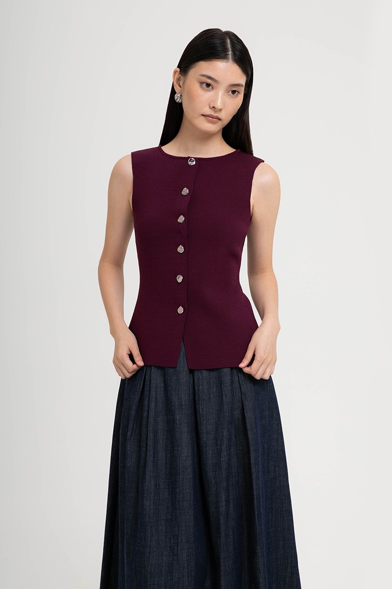 MYLEE KNIT VEST TOP