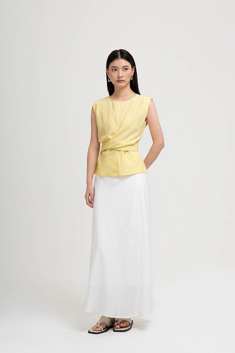 RIANNA CROSS FRONT WAIST TOP