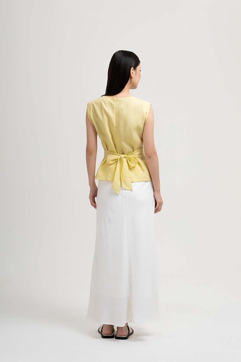 RIANNA CROSS FRONT WAIST TOP