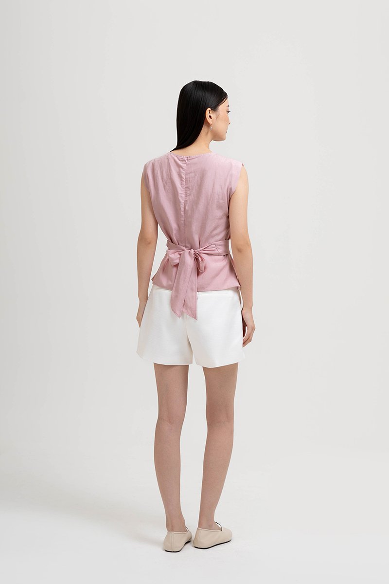 RIANNA CROSS FRONT WAIST TOP