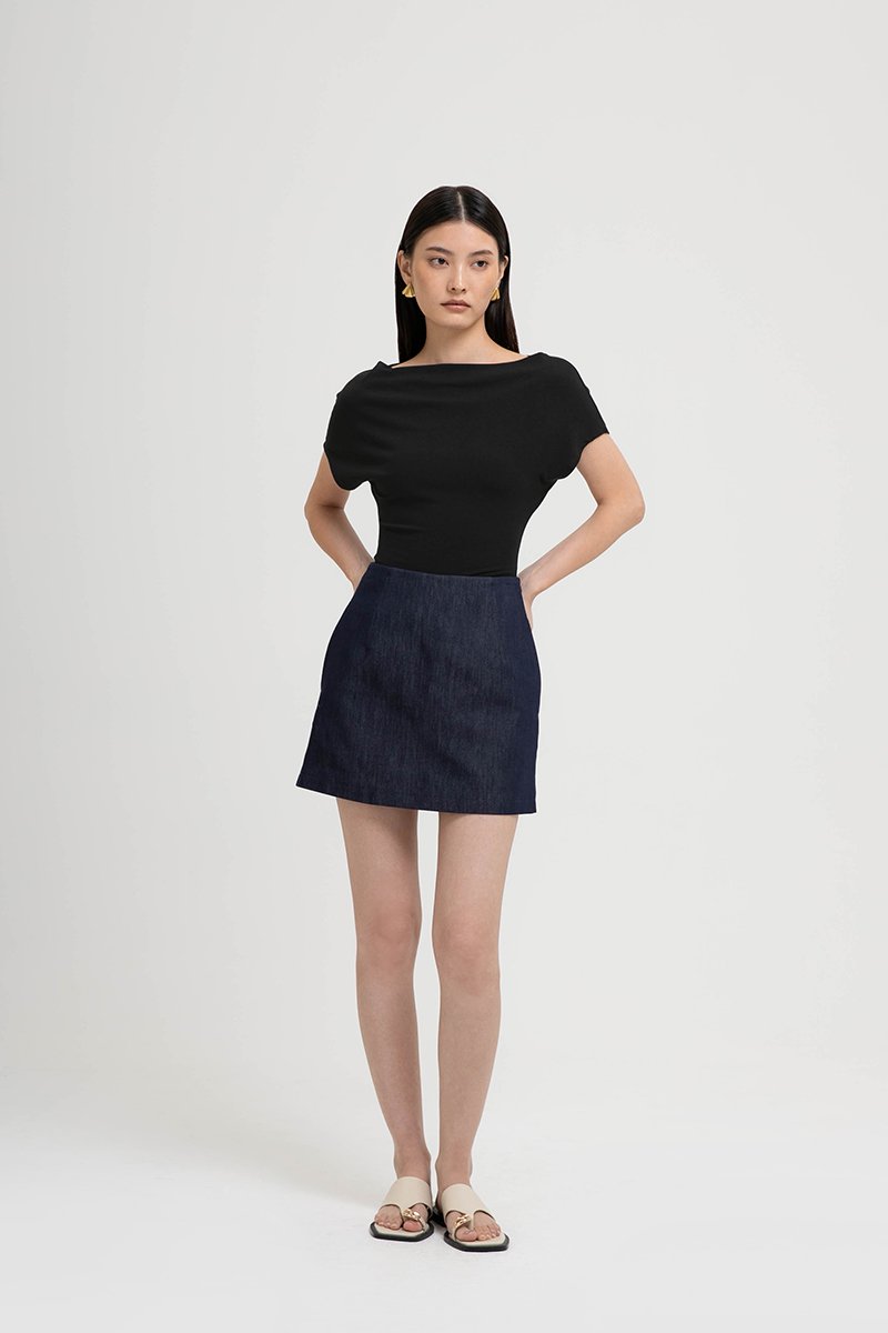 AYDEN DENIM SKORT