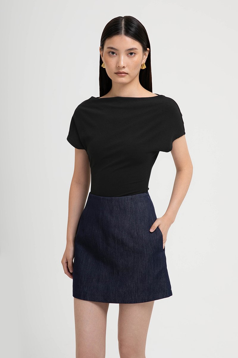 AYDEN DENIM SKORT