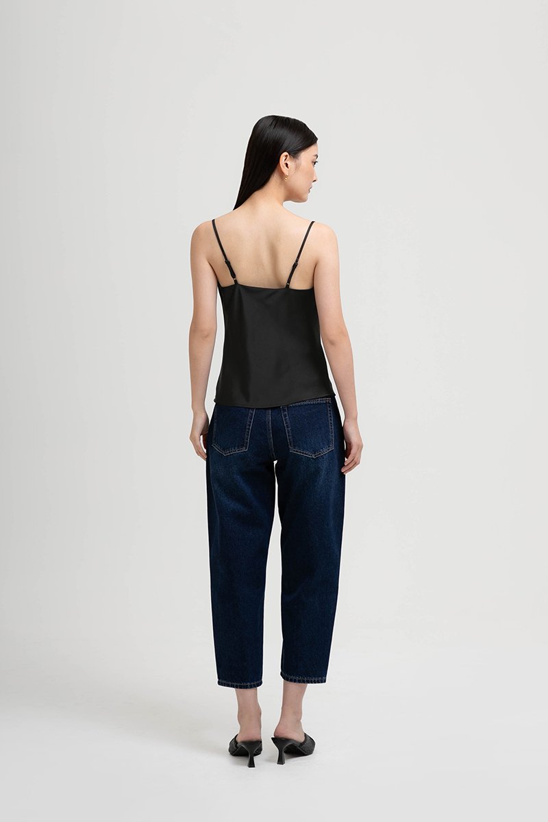 LIVIA COWL SATIN CAMI TOP