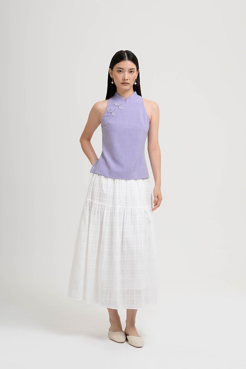 KARLINA TENCEL CHEONGSAM TOP