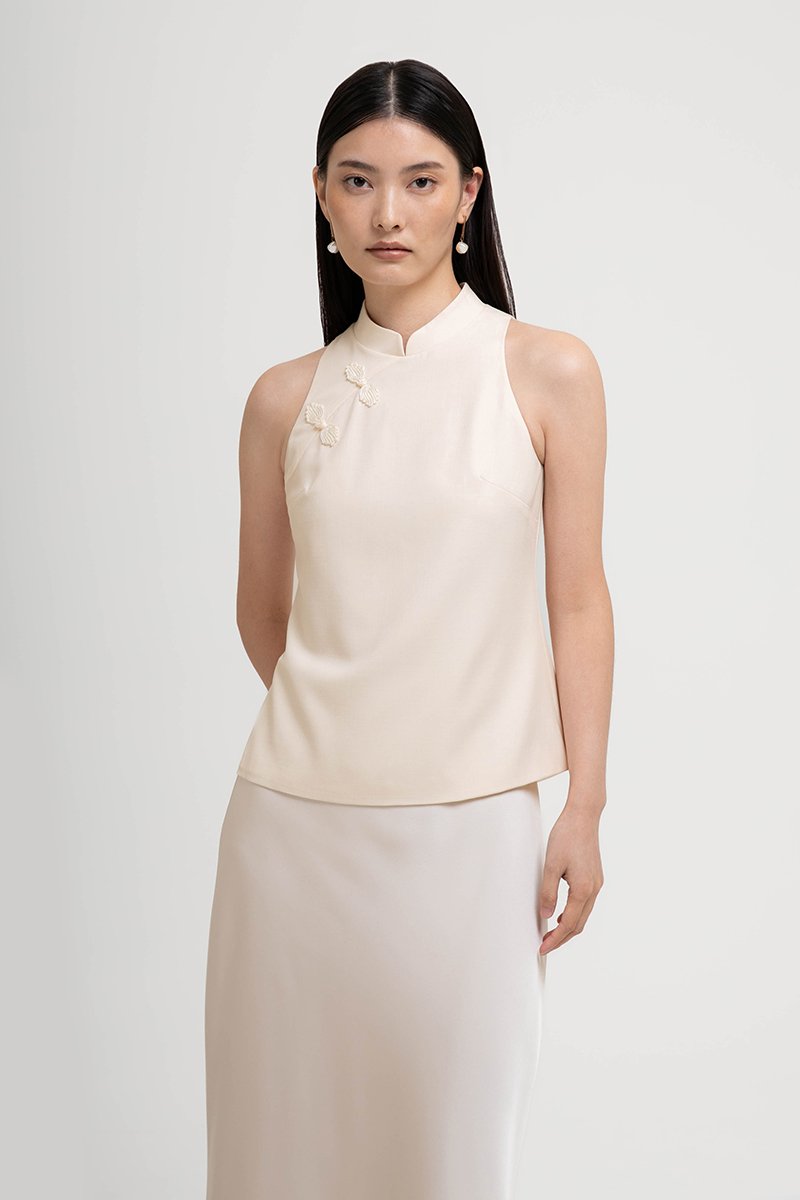 KARLINA TENCEL CHEONGSAM TOP