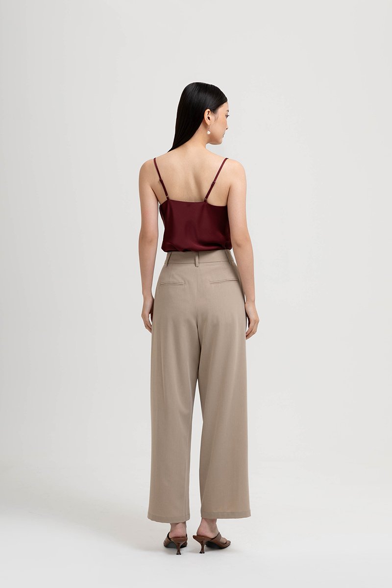 HARVEY PLEATED TAILORED PANTS