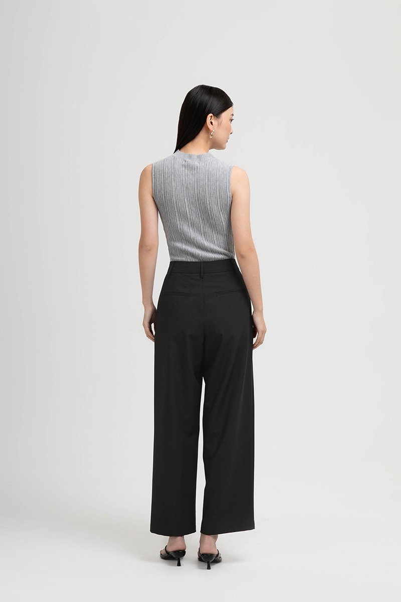 HARVEY PLEATED TAILORED PANTS