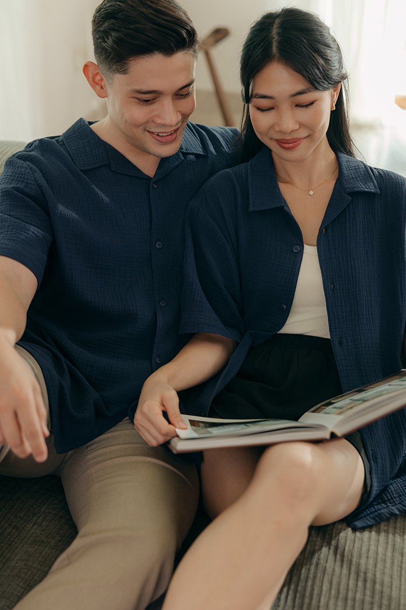 KENNY UNISEX BUTTONDOWN MUSLIN SHIRT