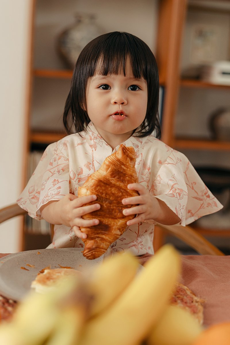 KIRA KIDS FLUTTER SLEEVE CHEONGSAM DRESS