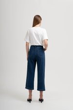 DAMARIS WIDE LEG DENIM JEANS (PETITE)