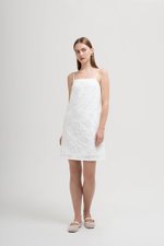 RAISSA CAMI EMBROIDERED MINI DRESS