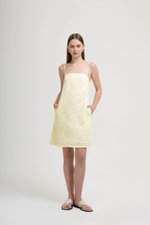 RAISSA CAMI EMBROIDERED MINI DRESS