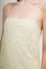 RAISSA CAMI EMBROIDERED MINI DRESS