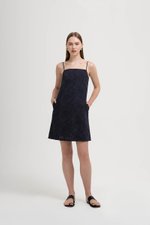RAISSA CAMI EMBROIDERED MINI DRESS