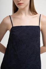 RAISSA CAMI EMBROIDERED MINI DRESS