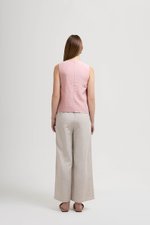 ERICA SIDE BUTTONS LINEN TOP