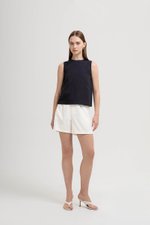 ERICA SIDE BUTTONS LINEN TOP