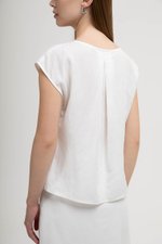 MIKA BUTTONDOWN LINEN TOP