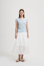 MIKA BUTTONDOWN LINEN TOP