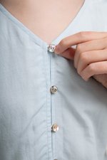 MIKA BUTTONDOWN LINEN TOP