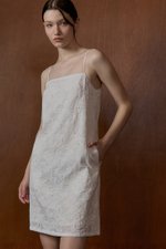 RAISSA CAMI EMBROIDERED MINI DRESS