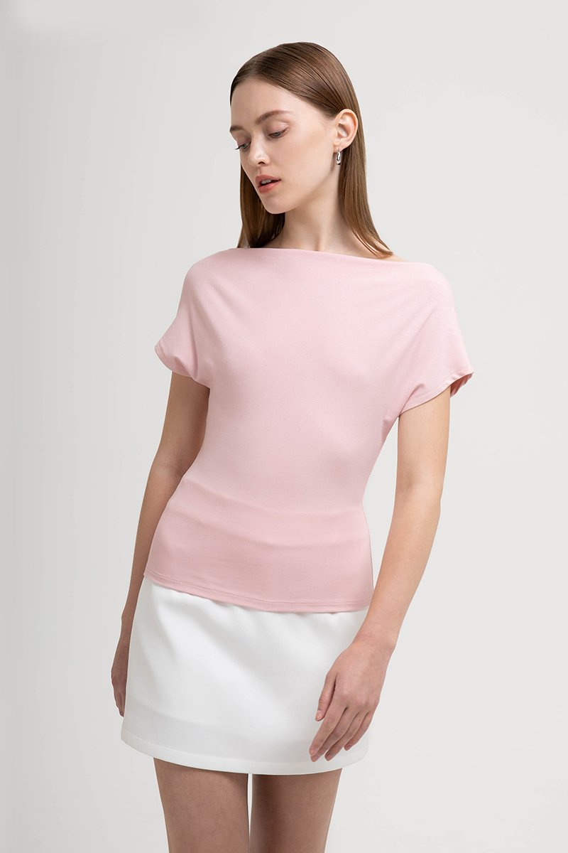 RACHAEL OFF SHOULDER TEE