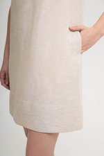 TASYA SHIFT LINEN MINI DRESS