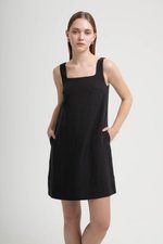 TASYA SHIFT LINEN MINI DRESS