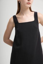 TASYA SHIFT LINEN MINI DRESS